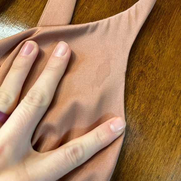 Azazie Geanna Stretch Satin Maxi Dress - size A0 - Picture 4 of 7